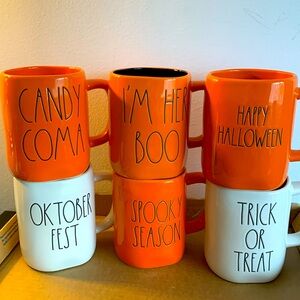 Rae Dunn YOU CHOOSE 2 Mugs Halloween NEW - message me after purchase w/2 picks !